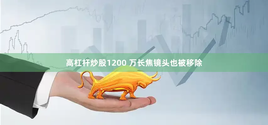 高杠杆炒股1200 万长焦镜头也被移除